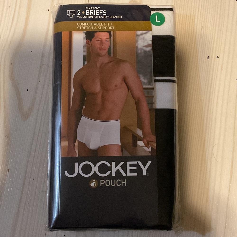 Jockey Men's Classic Black Briefs
